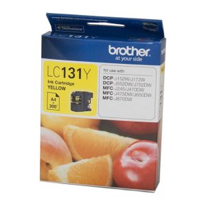 BROTHER LC131 Ink Cartridge Yellow 300 pages