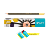 APSARA GOLD PENCIL 10PK