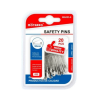 SAFETY PINS - 50MM 20PCS/PACK SILVER