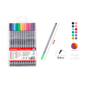 MARKERS - 0.4 12PCS/PACK MIX COLOR