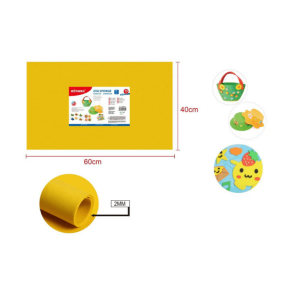EVA SPONGE - 40*60CM*2MM GOLD YELLOW
