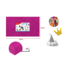 GLITTER EVA SPONGE - 40*60CM*2MM ROSE RED