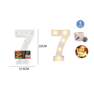 LETTERS LED - 22CM "7"