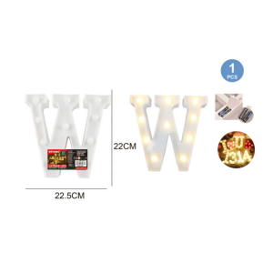 LETTERS LED - 22CM "W"