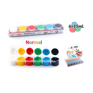 TEMPERA SET - 6*15ML MIX COLOR