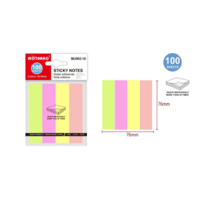 STICKY NOTES - 76*76MM 100 SHEETS MIXCOLOR