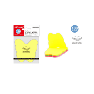 100SHEETS STICKY NOTES - SIZE:70*70MM MIXCOLOR