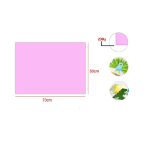 230G COLOR CARDS - 50*70CM 25 SHEETS/PACKPINK