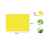 230G COLOR CARDS - 50*70CM 25 SHEETS/PACKLEMON YELLOW