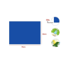 230G COLOR CARDS - 50*70CM 25 SHEETS/PACKNAVY BLUE