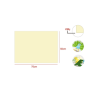 230G COLOR CARDS - 50*70CM 25 SHEETS/PACKLIGHT YELLOW