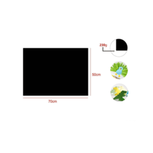 230G COLOR CARDS - 50*70CM 25 SHEETS/PACKBLACK