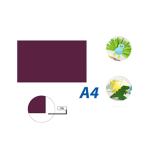 230G COLOR CARDS - A4 50 SHEETS/PACKMAROON