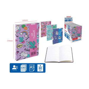 A5 NOTE BOOK - 80G 100 SHEETS