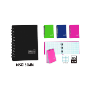 BLOCK PP 50 SHEETS GRID - 10.5*15.5CM - 1PCS