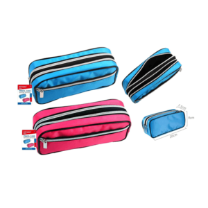 PENCIL CASE - 20*7.5*9CM MIX COLOR